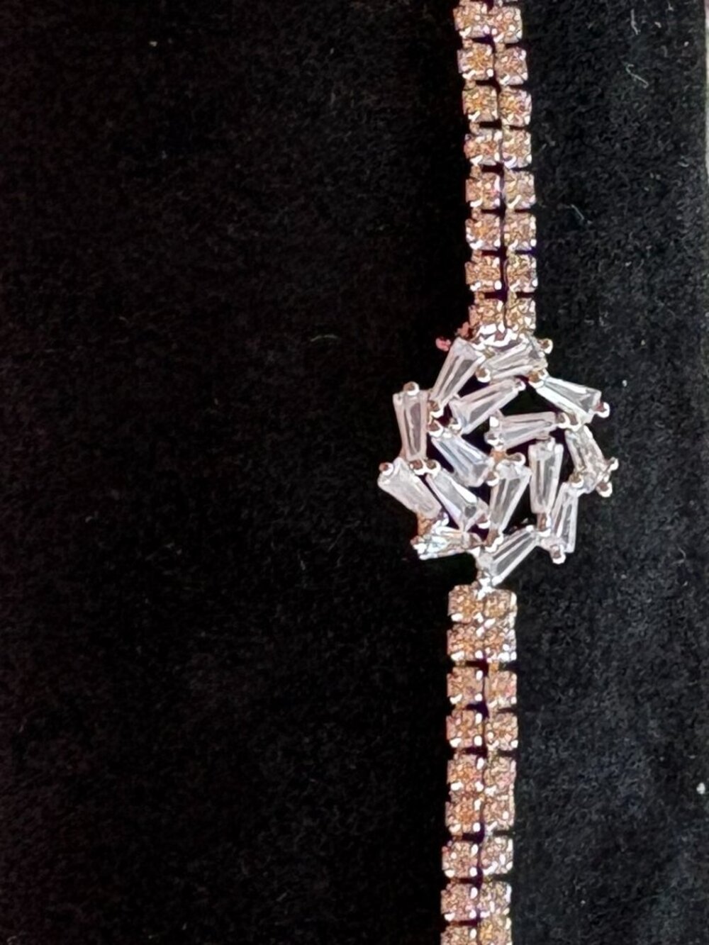 Clear Rhinestone Bracelet-New - Picture 4 of 4